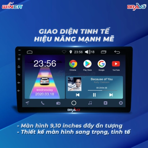 Màn Hình Android Bravo B100
