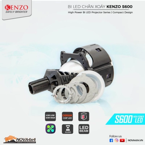 Bi Led Hiệu suất cao Kenzo S600 