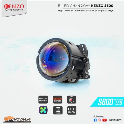 Bi Led Hiệu suất cao Kenzo S600 