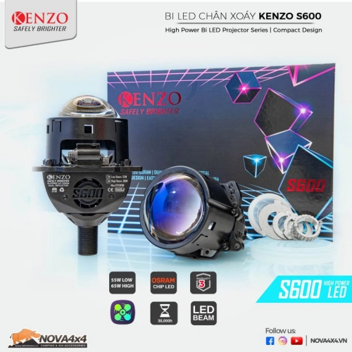 Bi Led Hiệu suất cao Kenzo S600 